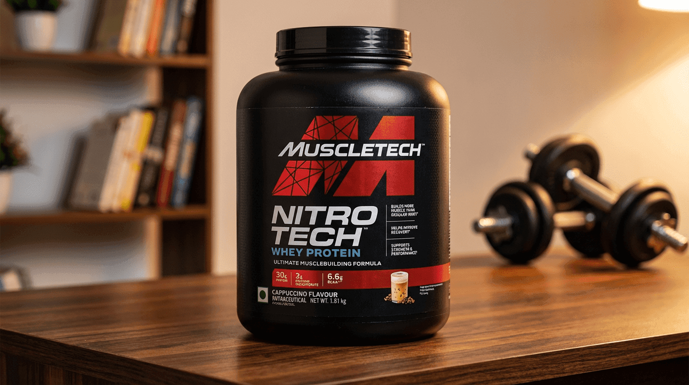 NitroTech 100% Whey Protein β Cappuccino 1.81kg