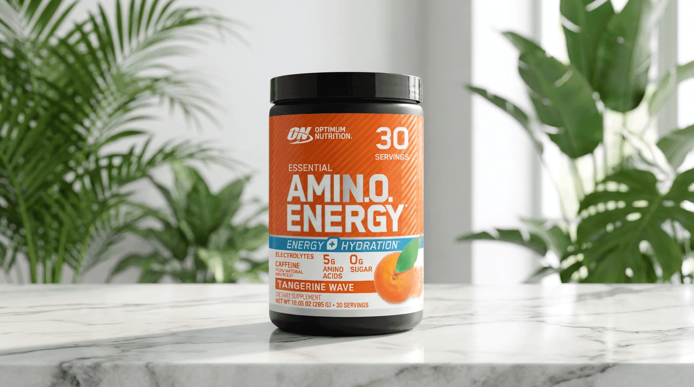 Essential AMIN.O. Energy + Electrolytes — Tangerine Wave 285g