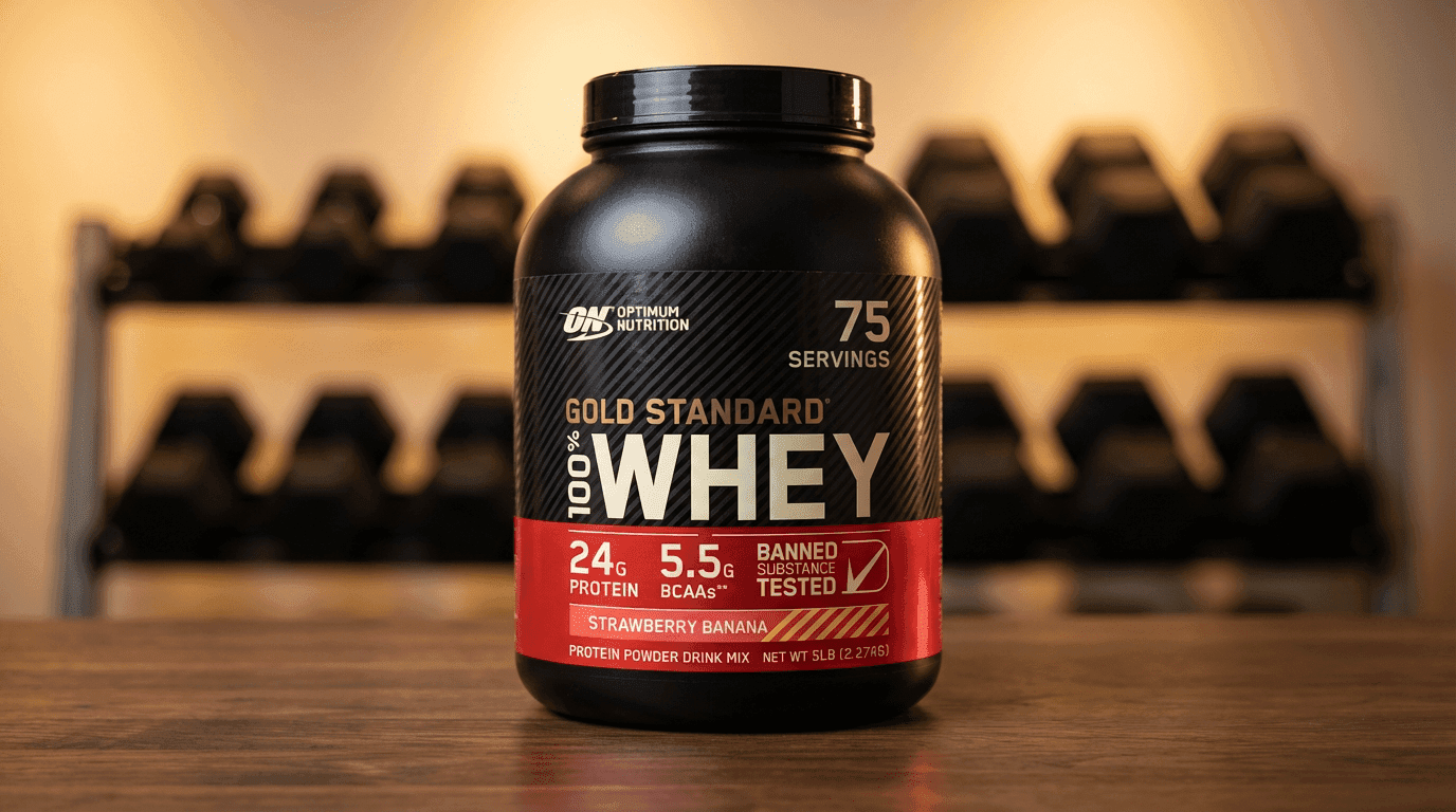 Gold Standard 100% Whey β Strawberry Banana 2.27kg